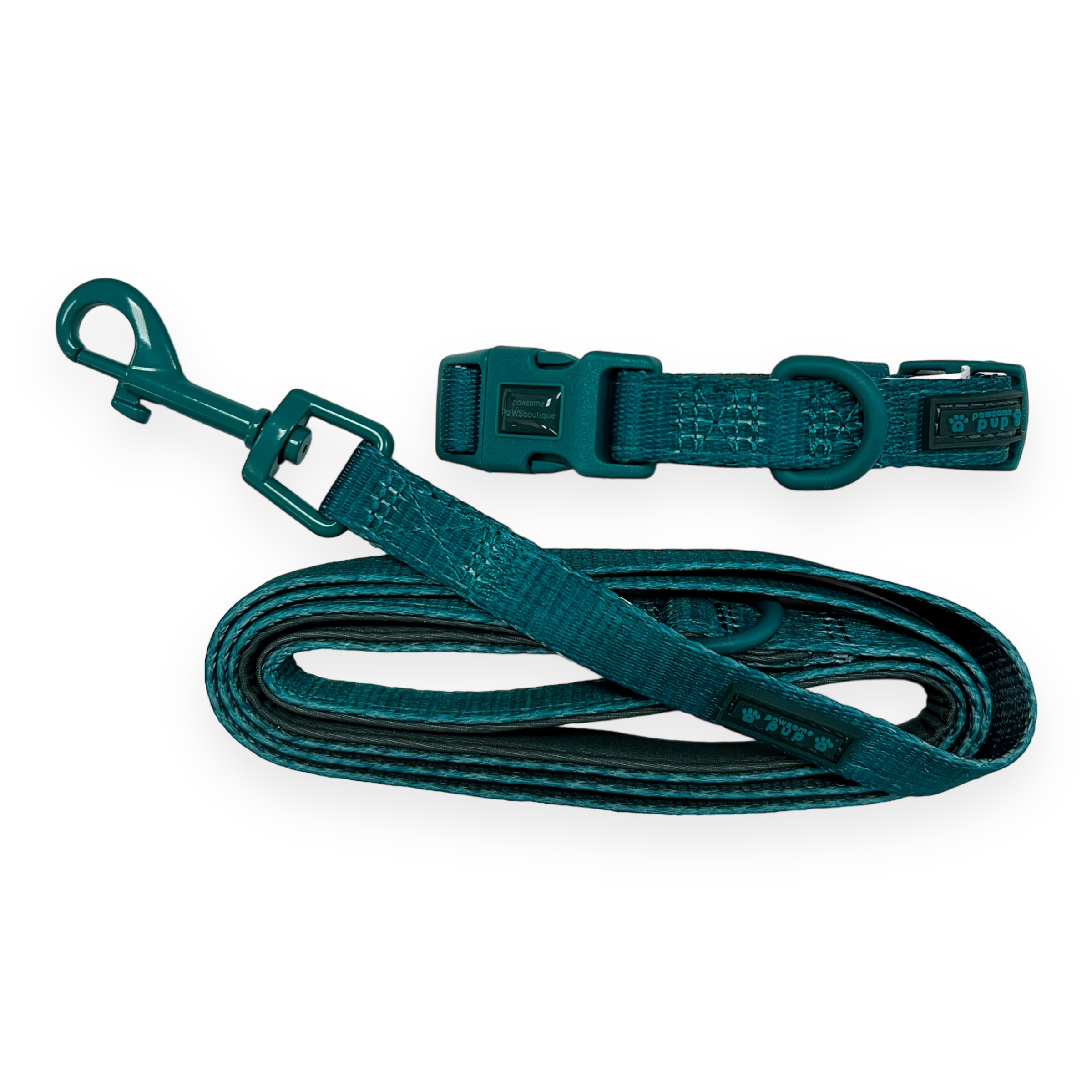 Pawsome Pup Collar and Lead Set - Emerald